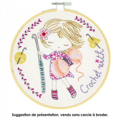 Kit A Broder Salome Crochete Un Chat Sur Le Fil Kit A Broder Salome Crochete Un Chat Sur Le Fil